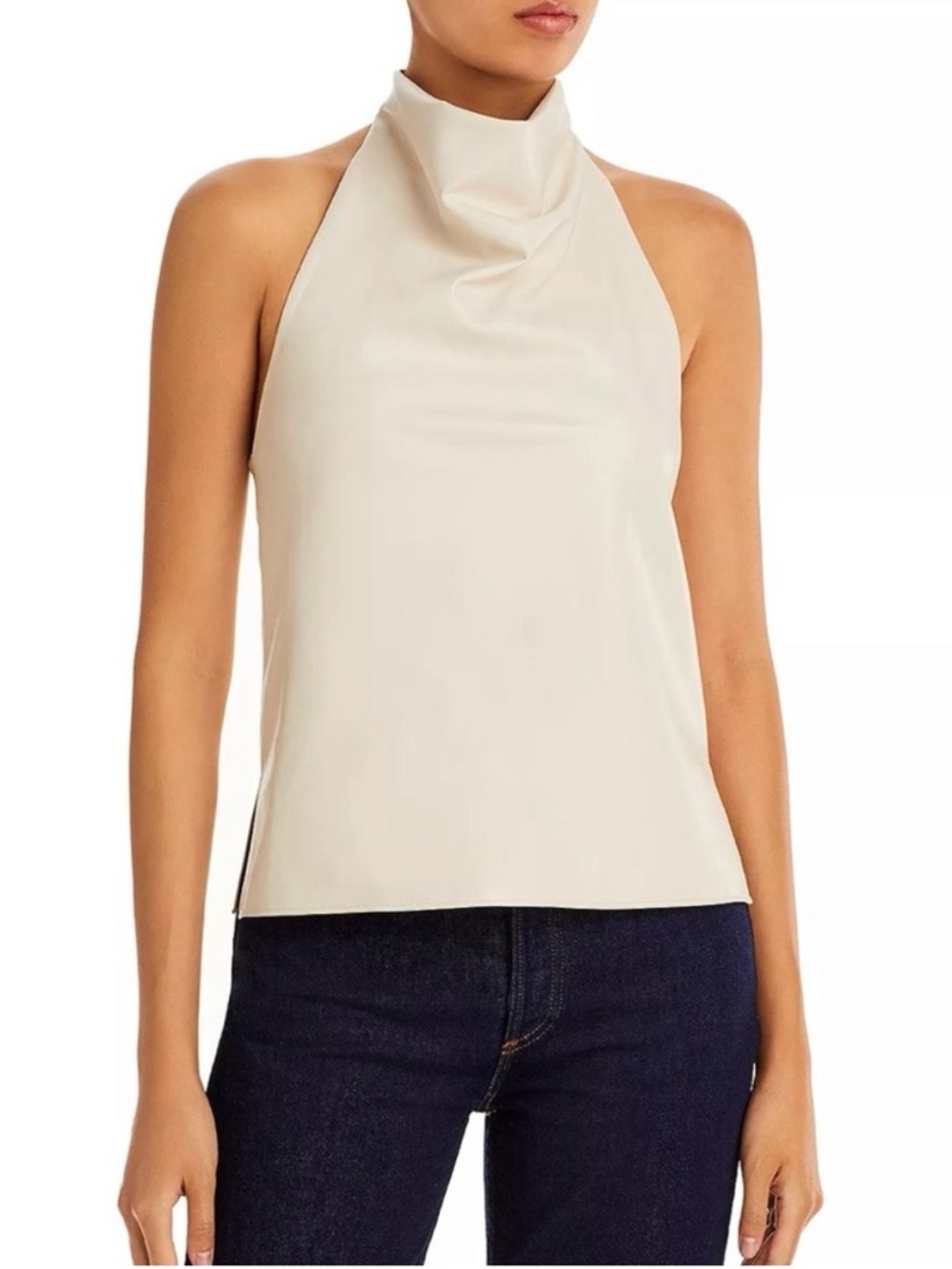 A.L.C. Halter Cowl Neck Top in Glacé Size 2